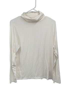 Woolovers Turtleneck Cream Size Large
